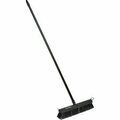 Global Equipment GEC&#153; 18" Push Broom W/ Plastic Block & Steel Handle, Rough Sweep 5621x2 +311201